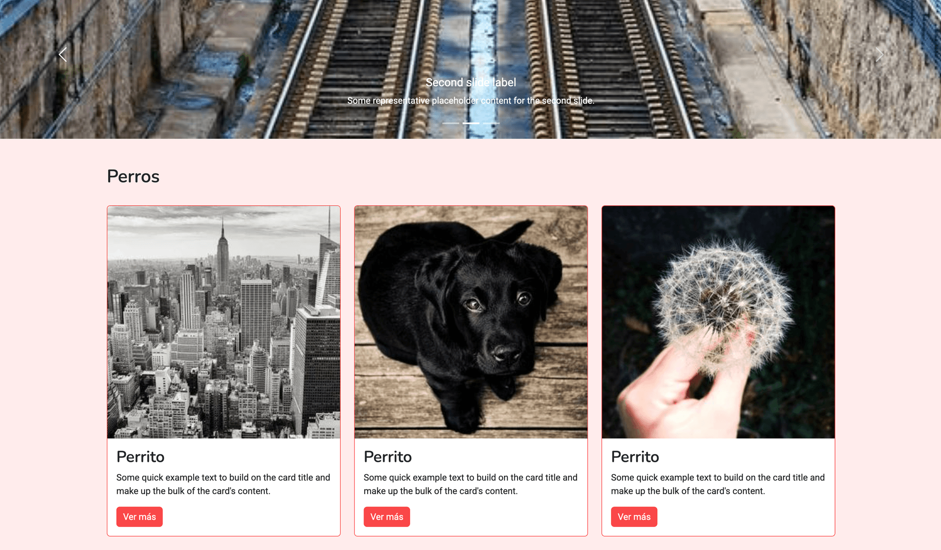 Landing page Sass y Bootstrap